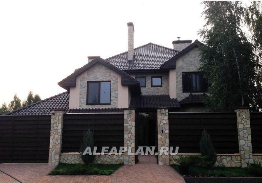 Строительство дома по проекту 93A - фото №1