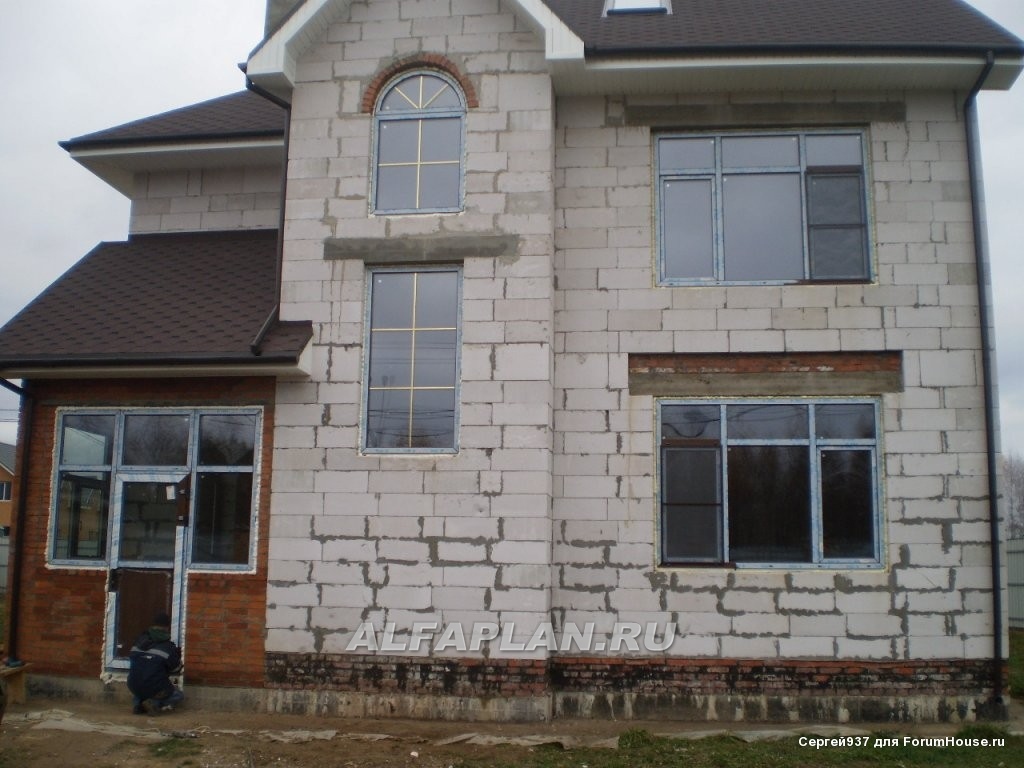 Строительство дома по проекту 95A - фото №6