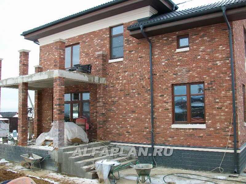 Строительство дома по проекту 56B - фото №5