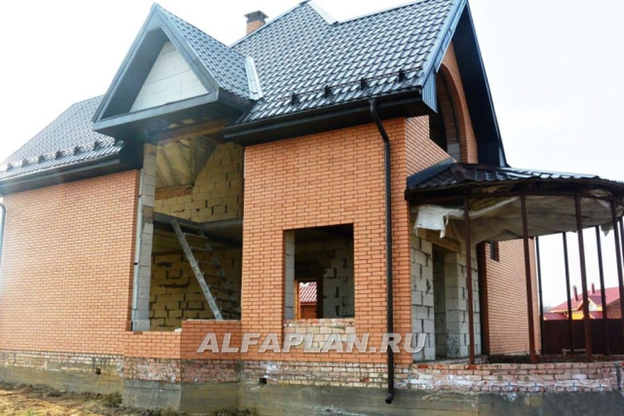 Строительство дома по проекту 65A - фото №3