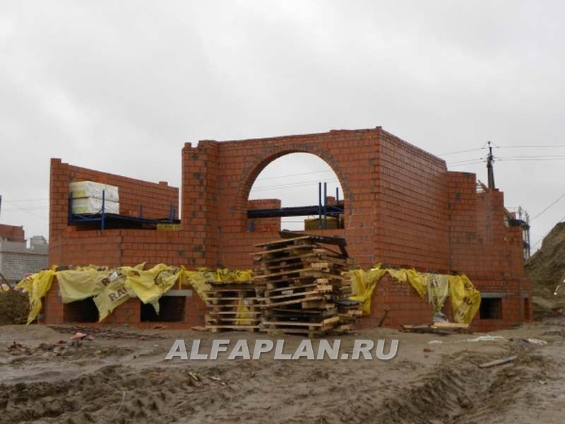 Строительство дома по проекту 70B - фото №9