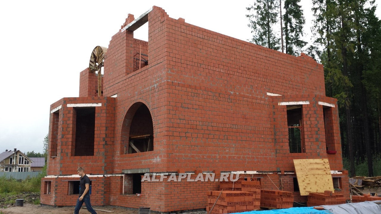 Строительство дома по проекту 70B - фото №9