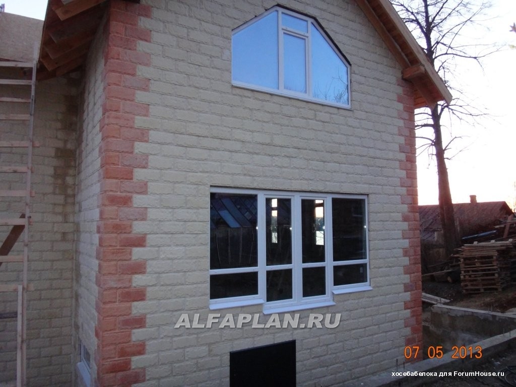 Строительство дома по проекту 72E - фото №2