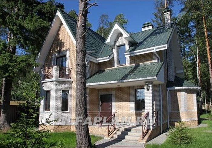 Строительство дома по проекту 73A - фото №1