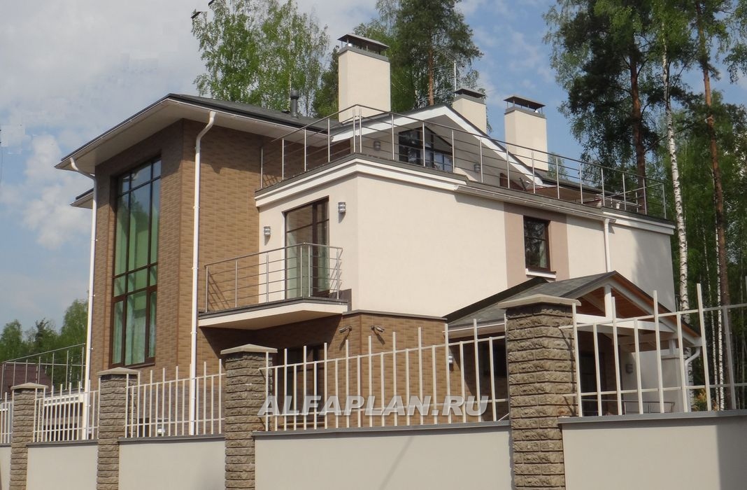 Строительство дома по проекту 77A - фото №2