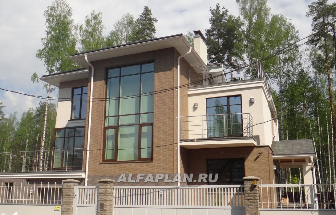 Строительство дома по проекту 77A - фото №3