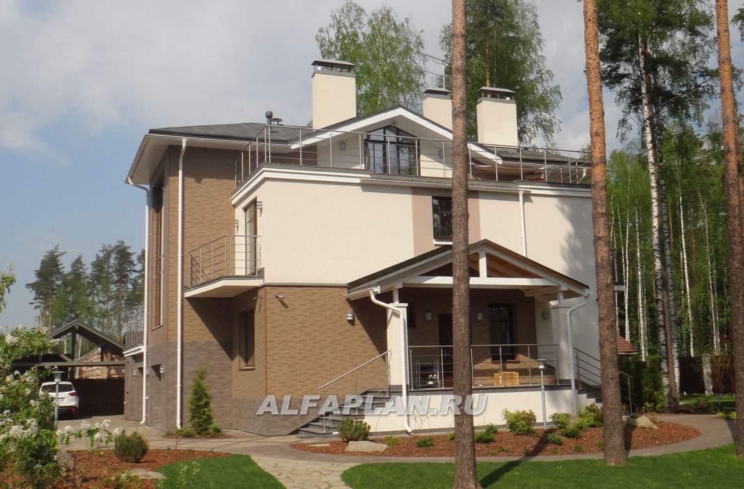 Строительство дома по проекту 77A - фото №4