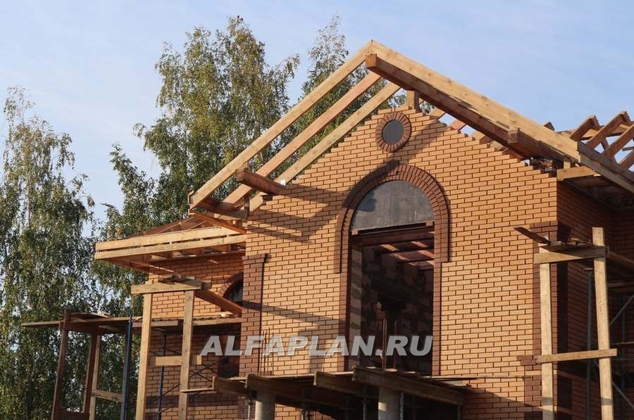 Строительство дома по проекту 78A - фото №8