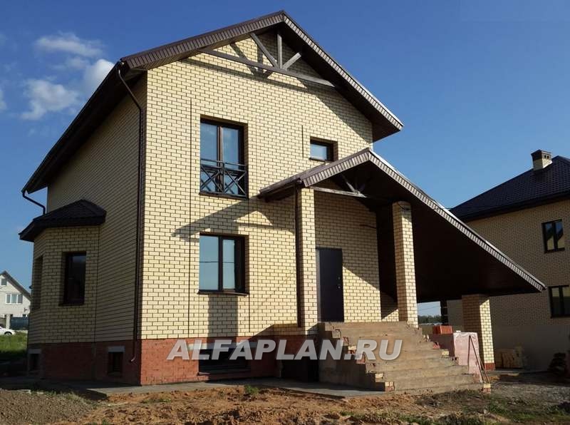 Строительство дома по проекту 79A - фото №1