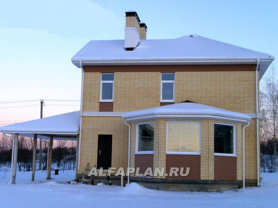 Строительство дома по проекту 82A - фото №3