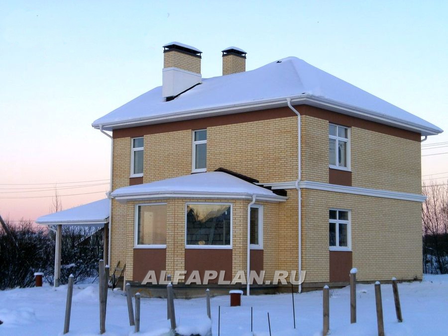 Строительство дома по проекту 82A - фото №4