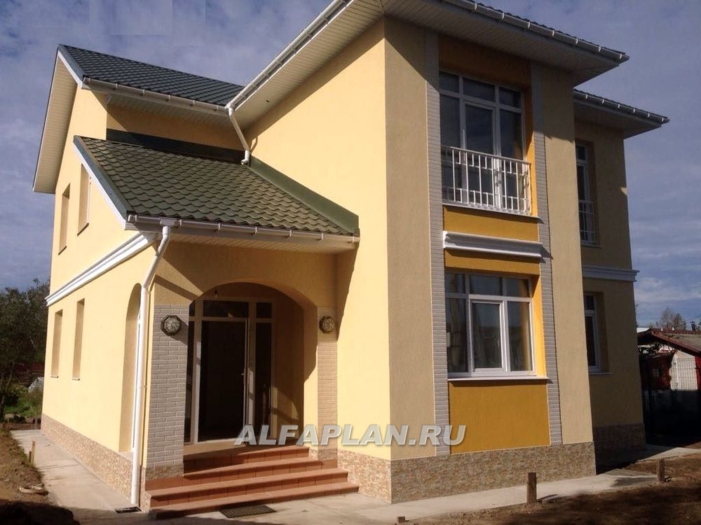 Строительство дома по проекту 82A - фото №2