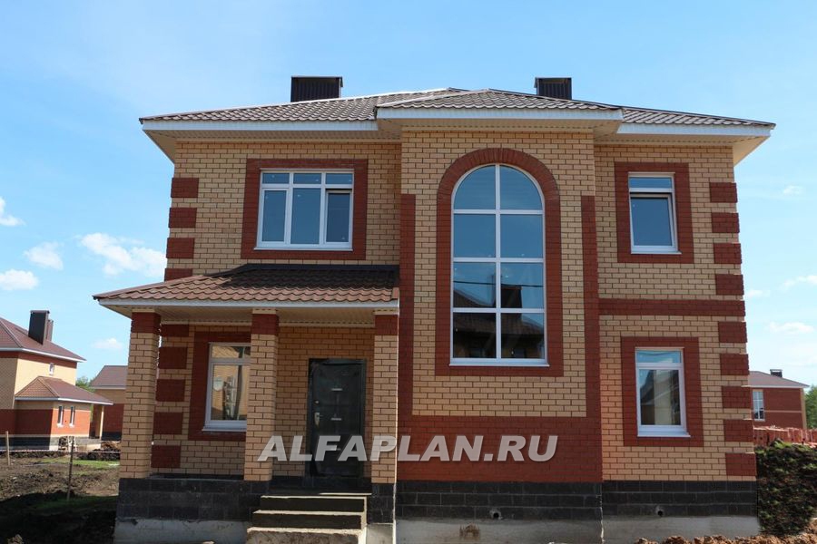 Строительство дома по проекту 87A - фото №4