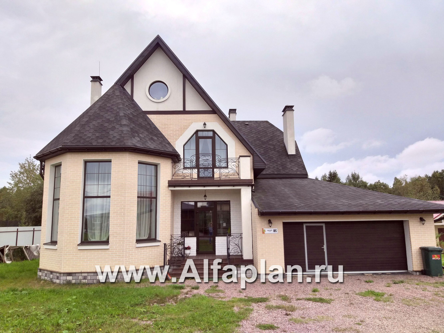 Проекты домов Альфаплан - «Ленский» - романтический дом  для большой семьи - дополнительное изображение №5
